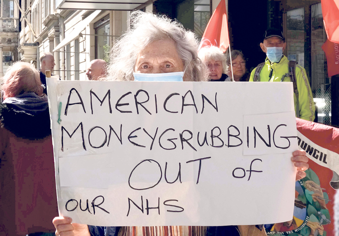 Centene GP takeover protest