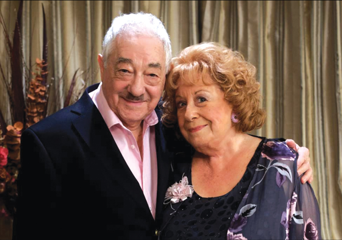 Frances Cuka and Harry Landis in Friday Night Dinner
