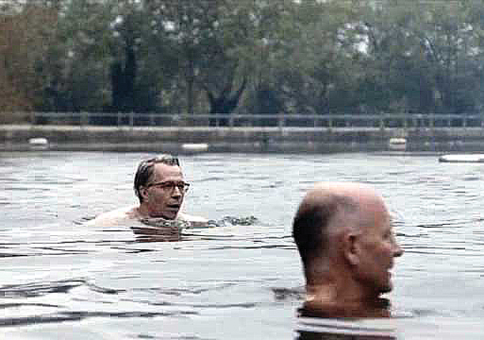 Le Carré: still waters run deep Tinker Tailor Soldier Spy Gary Oldman in Hampstead Pond
