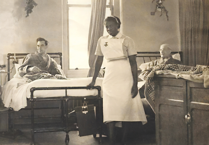 Blossom Jackson at Moorfields 1956