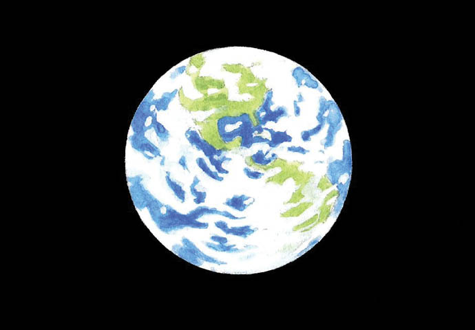 The view from on high must please the billionaires! Earth from Space_John Sadler