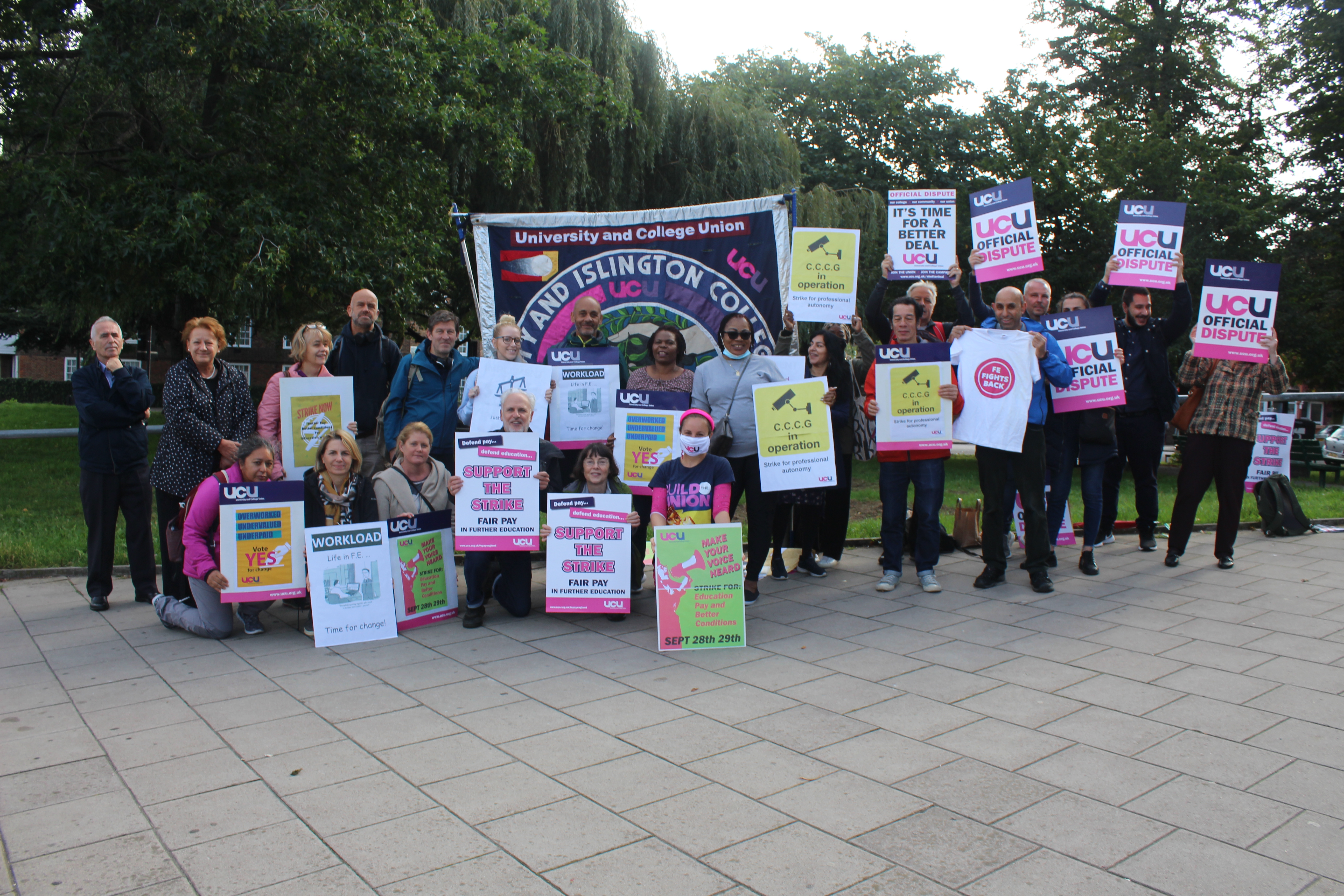 College staff strike over pay and workload demands city and islington college