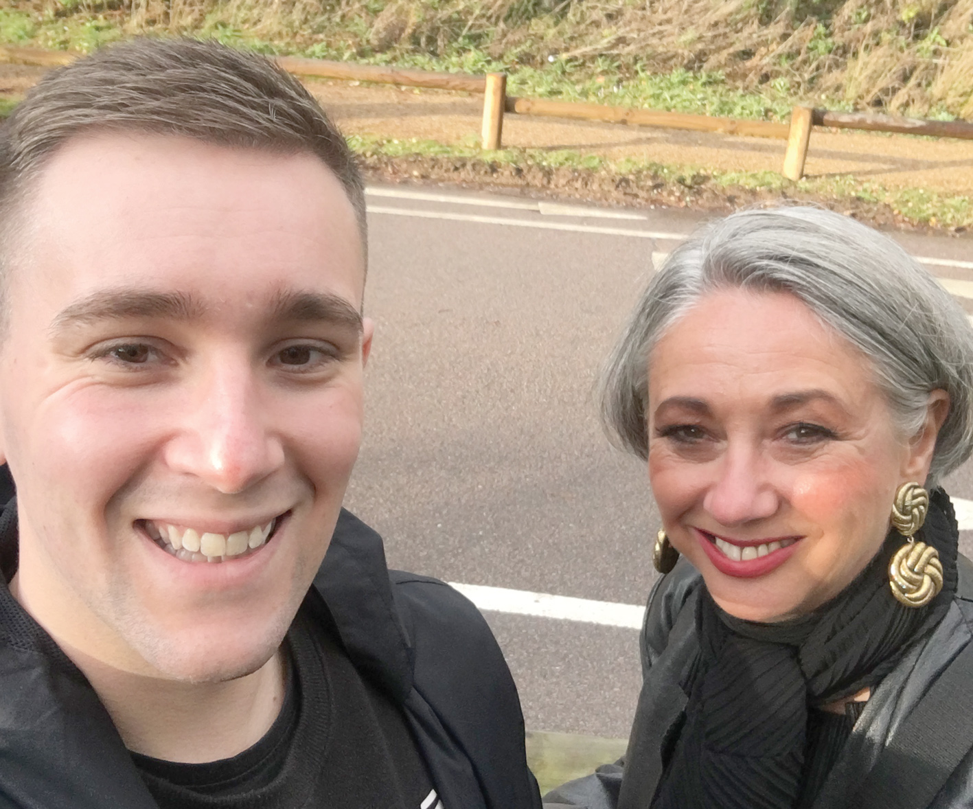 Louis O'Neill and his mother Lesley