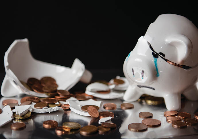 Economical with the truth Piggy bank