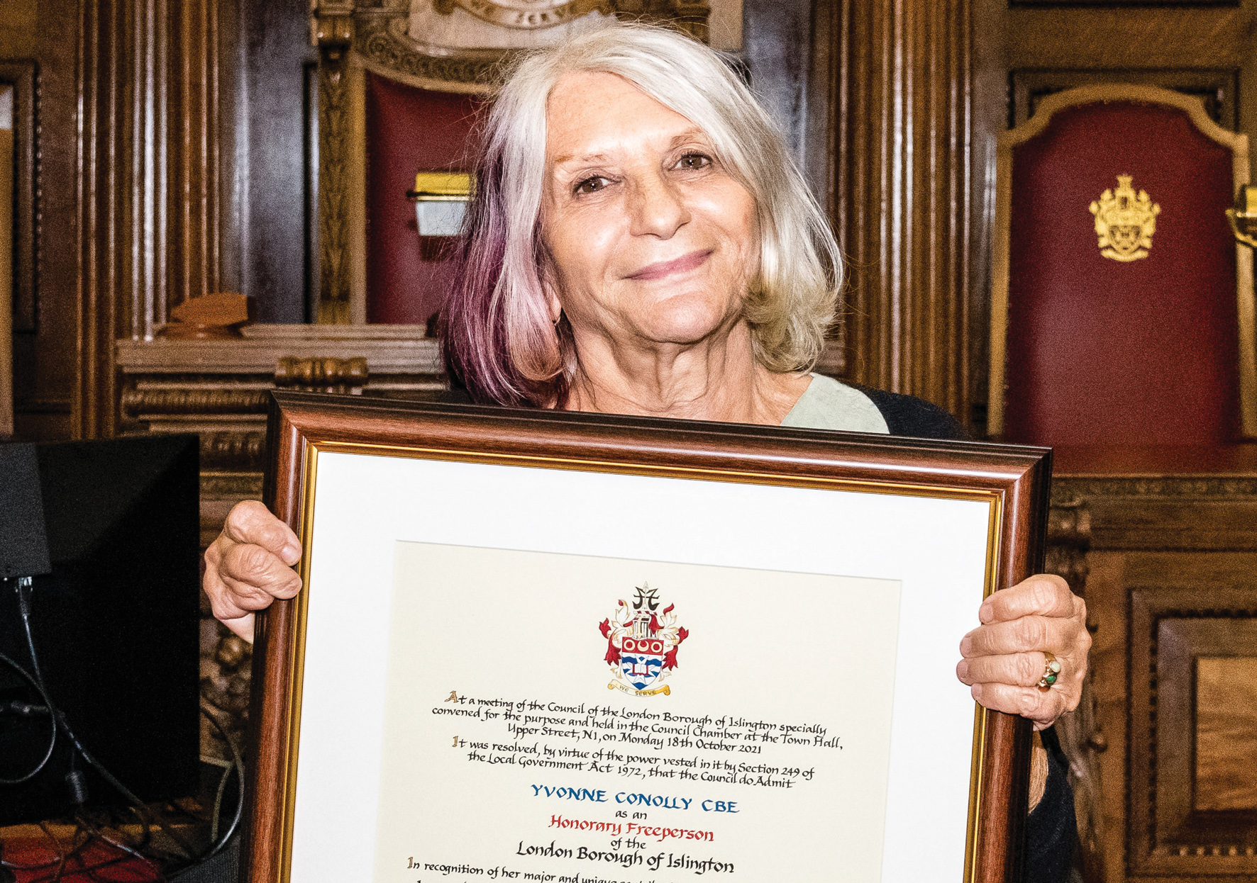 Freedom accolade for pioneering black headteacher Sue Seifert