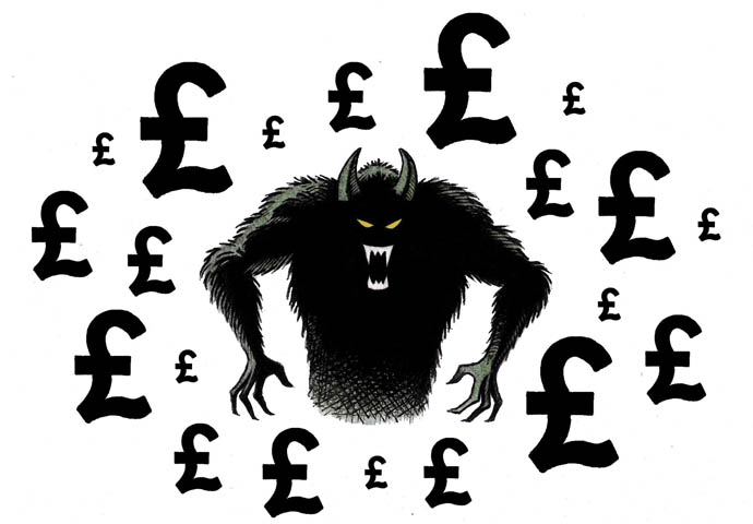 There is only one god… Mammon cartoon_John Sadler