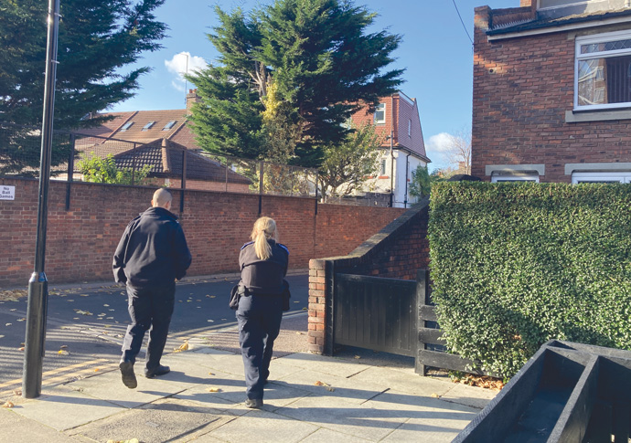 Calls to gate off estate shortcut amid rise in crime Pollards Close police patrol