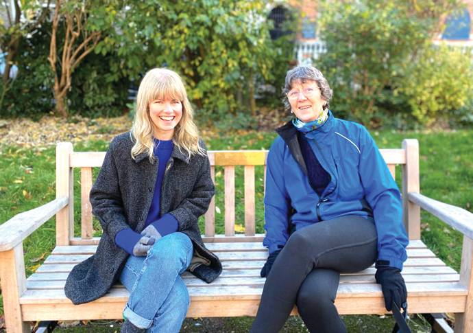 Rachael Swynnerton left and Eilidh Murray