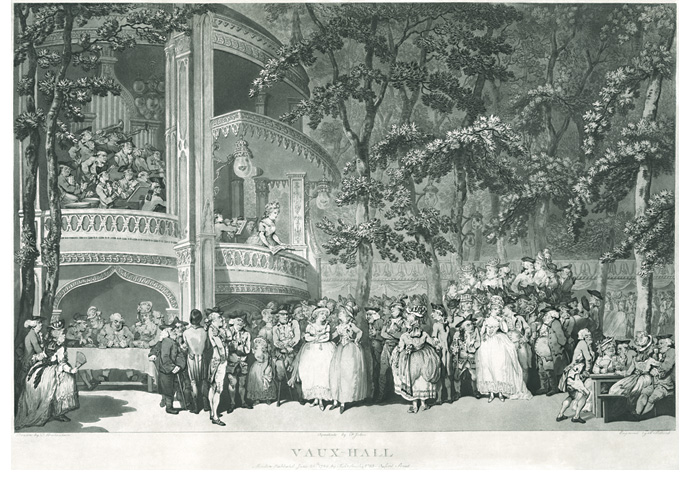 Hey there, Georgian girl The ‘notorious Vauxhall Gardens’ by Thomas Rowlandson
