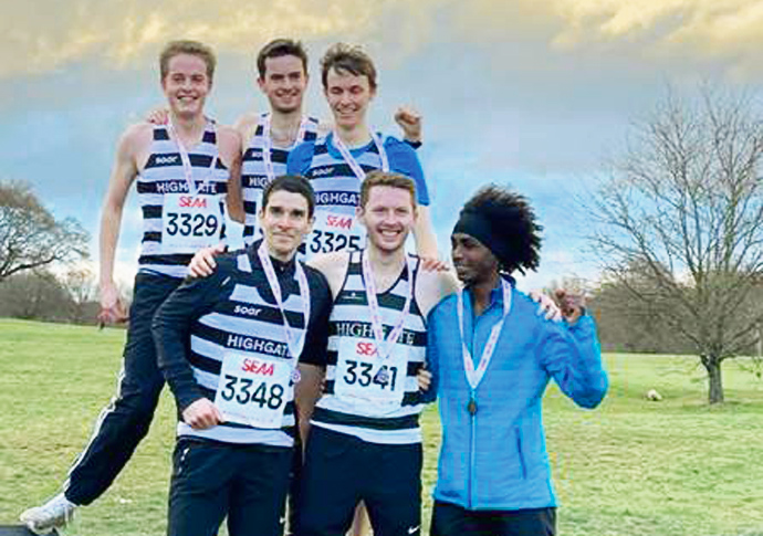 ‘Gutsy runs’: Harriers earn silver in testing cross-country Highgate Harriers