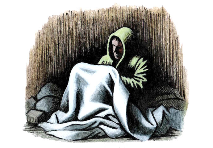 Homeless Illustration