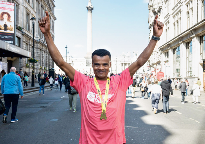 Runner Seyfu wins marathon bid to stay Seyfu-Jamaal-2019-winner-LLHM