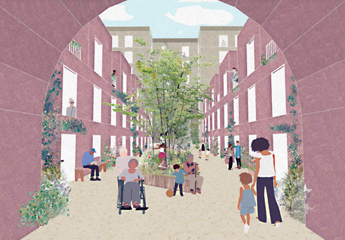We need a city-wide vision on housing Barnsbury estate artist impression