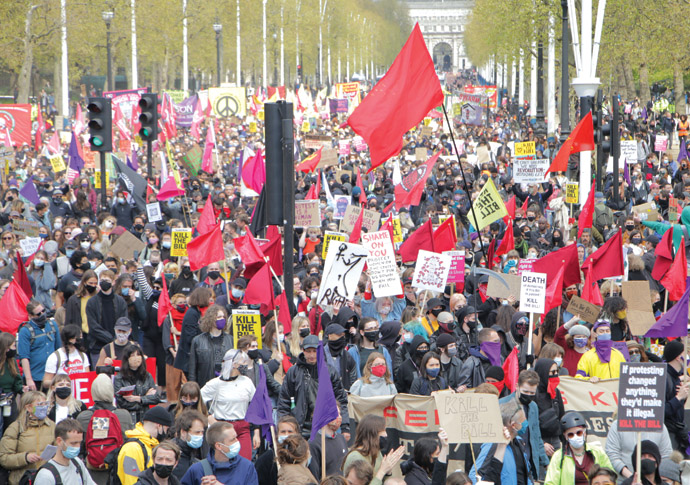 May Day: Carry on protesting May Day Kill the Bill protest 2021_credit Socialist Appeal_CC BY 2.0
