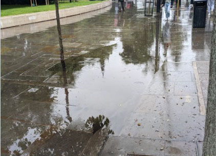Highbury Corner puddle