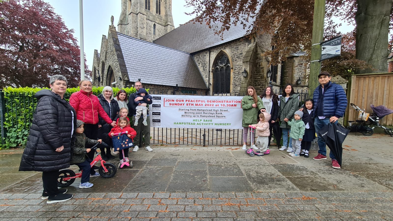Christ Church protesters