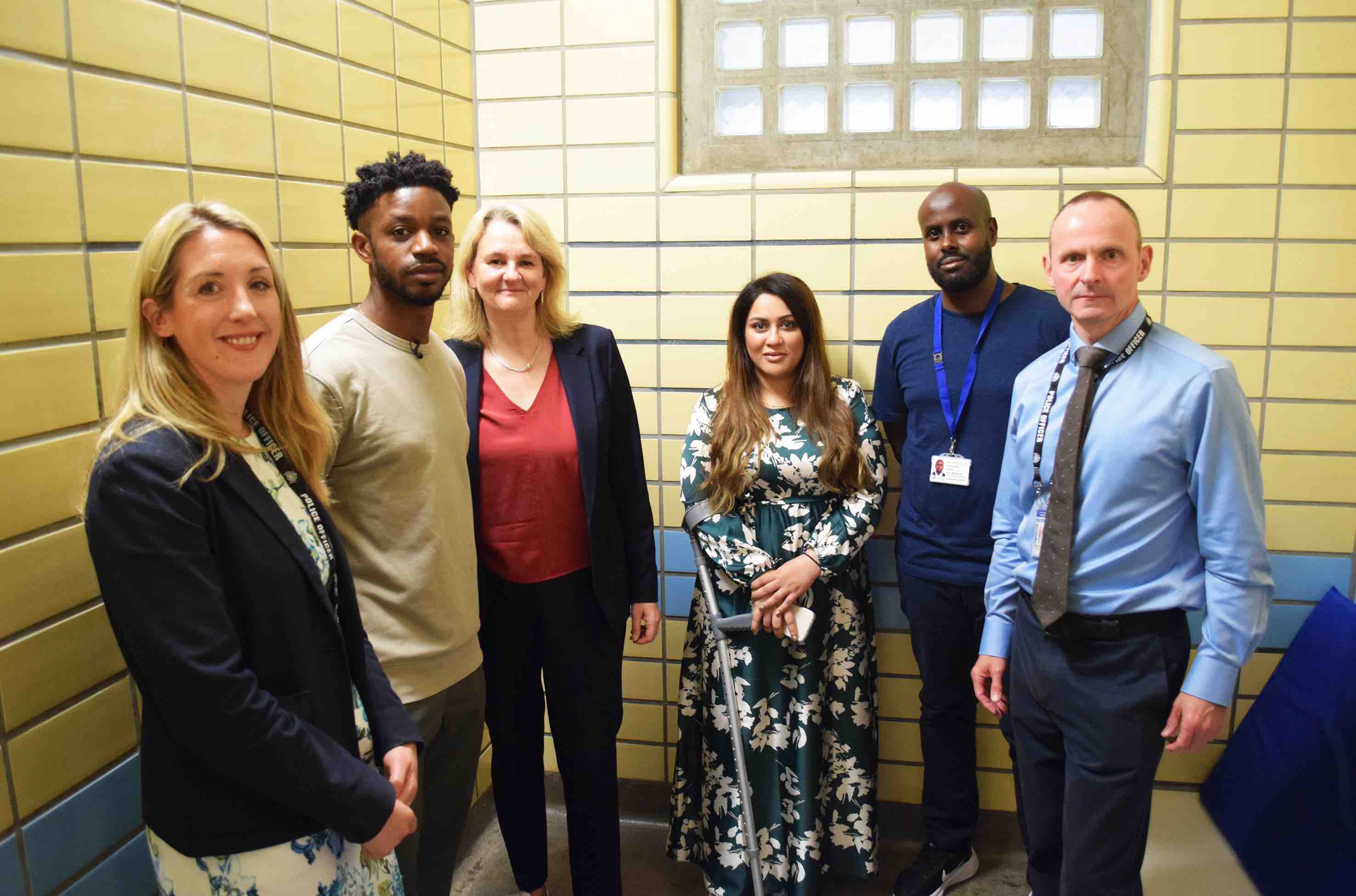 VRU, Met and ENGAGE staff and Cllr Shah - cropped