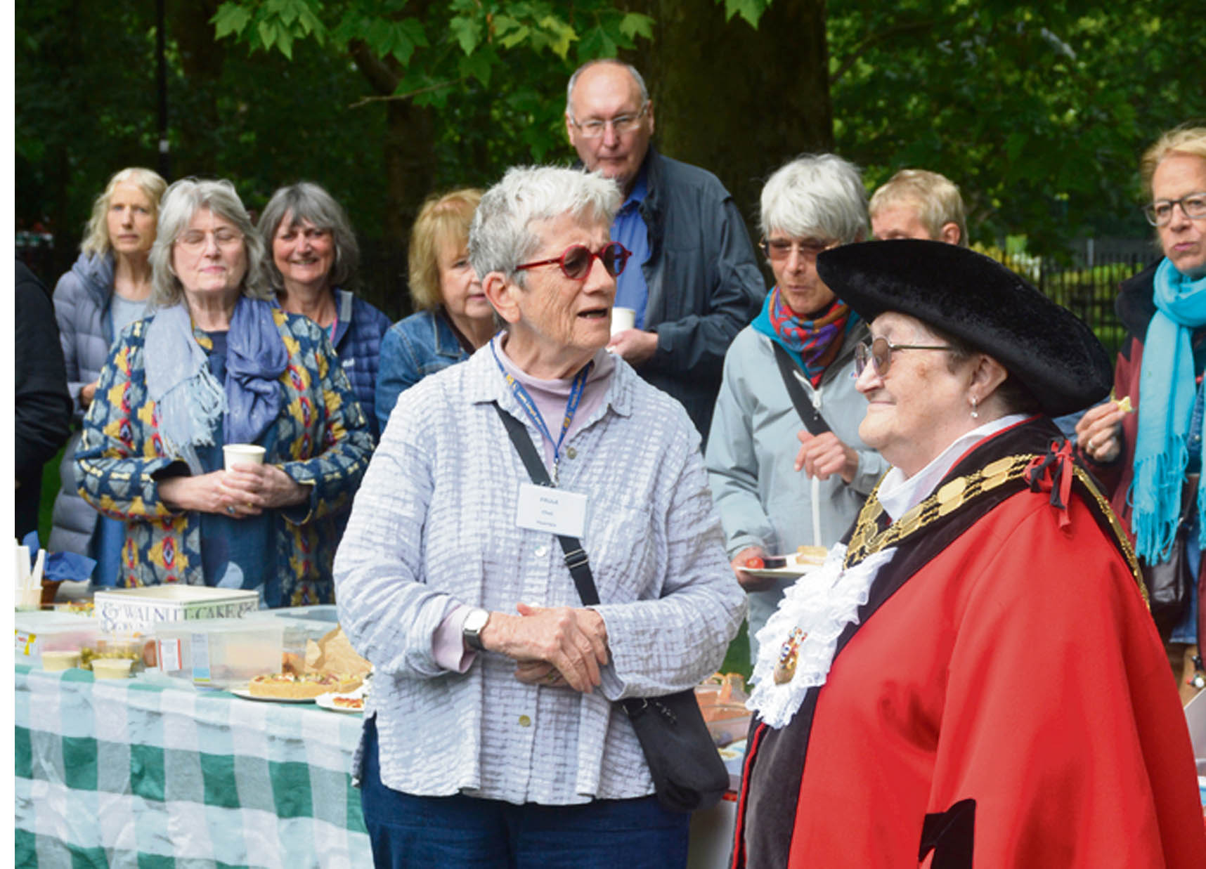 Learn, laugh, live Paula Kahn Chair of Islington u3a welcoming the Mayor