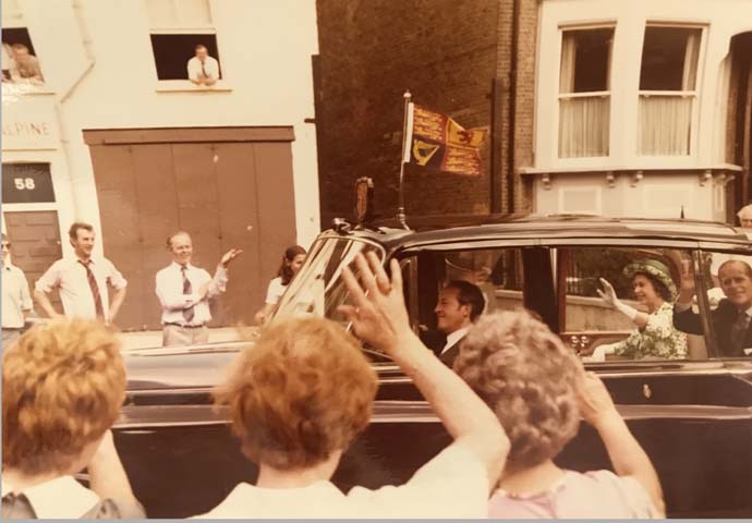 When the Queen celebrated the Silver Jubilee here Queen's Silver Jubilee visit