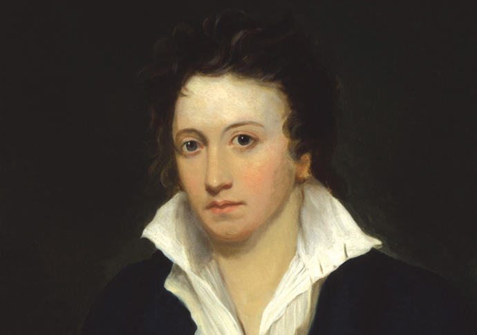 Percy Bysshe Shelley by Alfred Clint