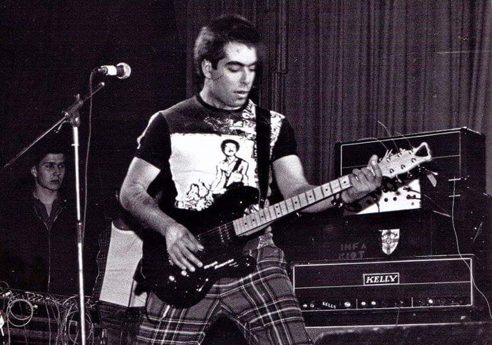 Punk for peace! ‘The riff’ joins big names in Ukraine fundraising book Andy the riff Socratous PHOTO-2022-08-06-07-49-04