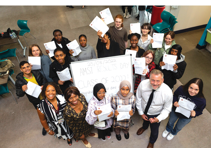 ‘Class of Covid’ students celebrate GCSE success Arts and Media School GCSEs