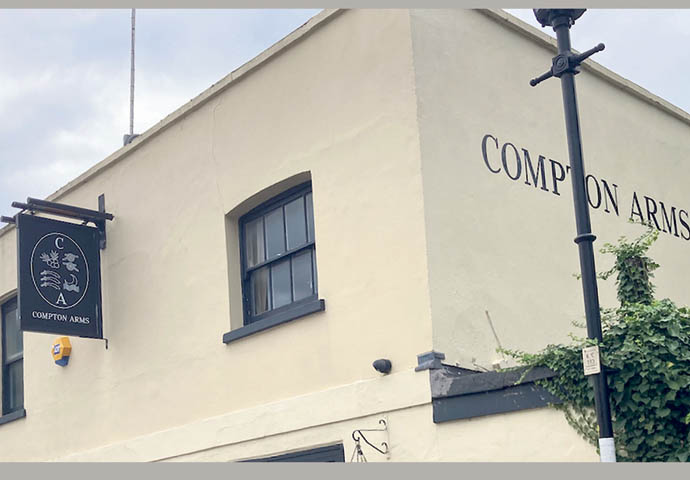 Defend The Compton Arms pub Compton Arms letter