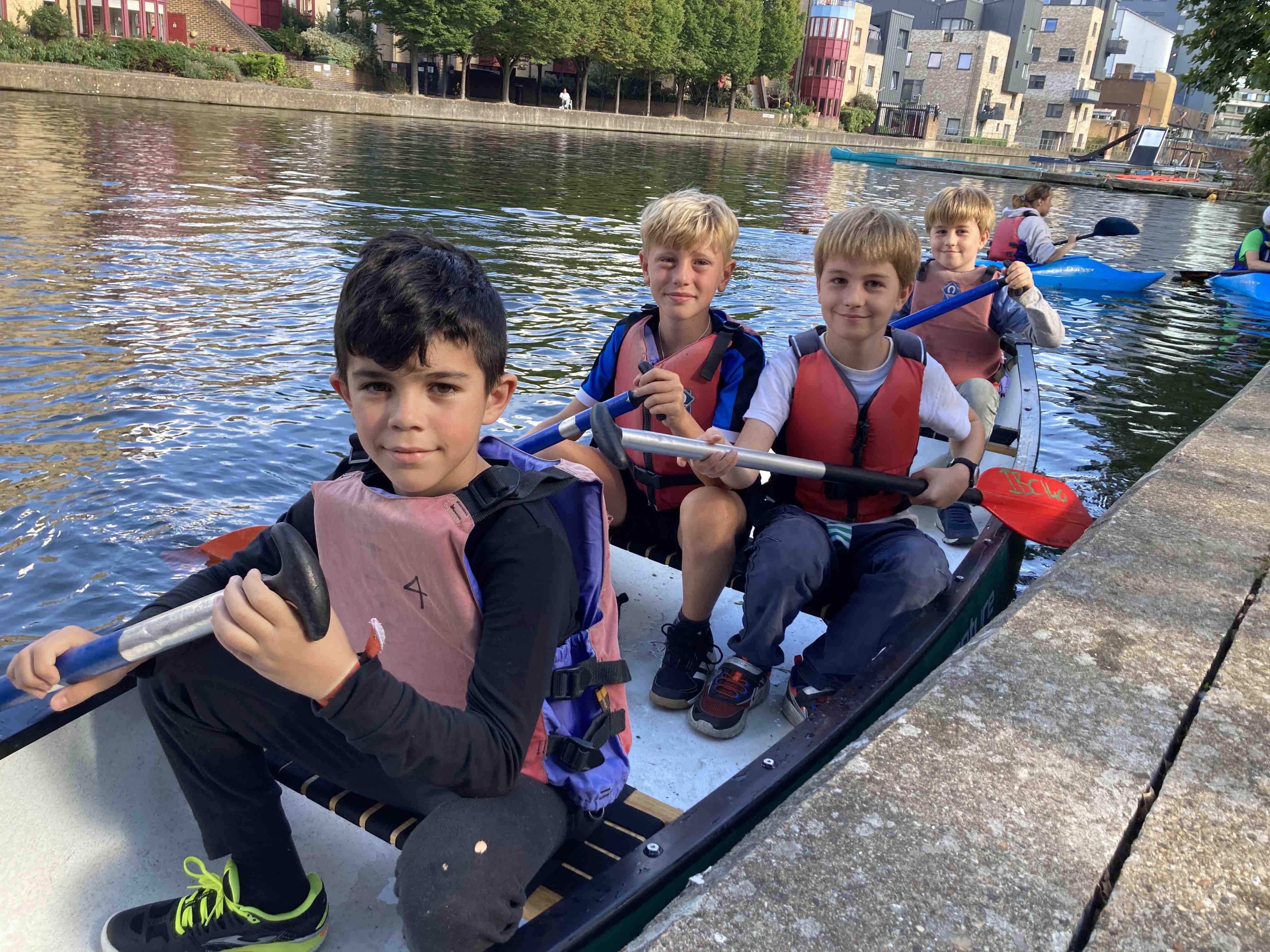 Bosco,9, Alberto, 10, Theo, 9, and Finn, 9