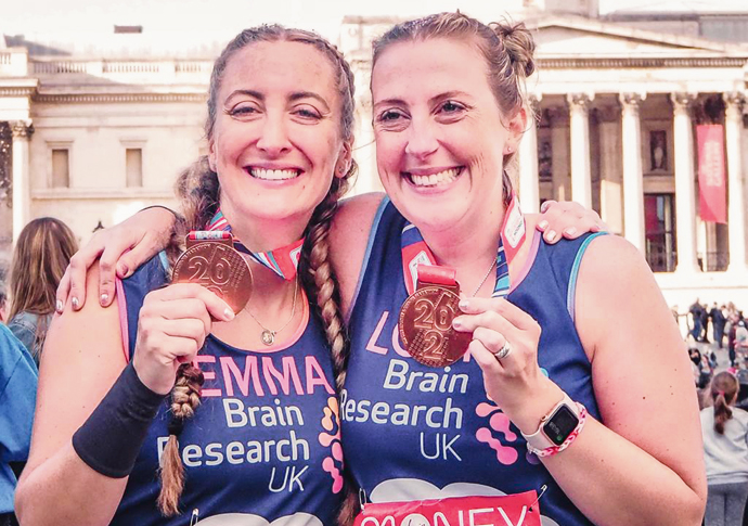 Long road to recovery and the ‘magic’ of the marathon Emma Campbell and Louise Looney
