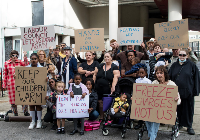 Tenants face a freezing winter Tower heating 14