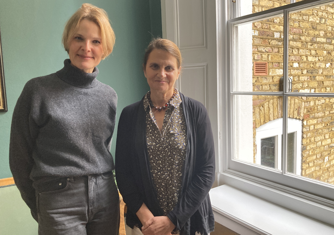Anne-Marie Huby and Leyla Boulton IMG_4243