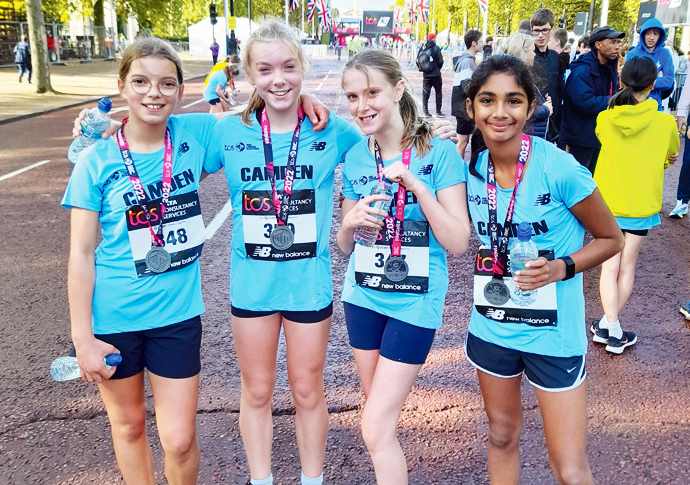 Mini marathon, giant effort! Camden Girls U13s Mini Marathon