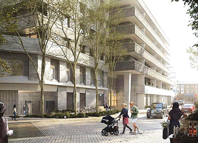 Housing development in Vorley Road