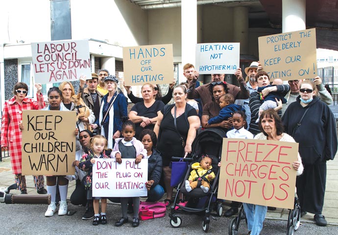 ‘Consultation’ on heating just silly and manipulative Estate heating protesters