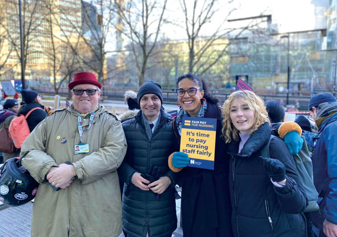 Life on the front line of the NHS is now ‘chaotic’ Councillors from left Phil Graham Nurullah Turan Kaya Comer-Schwartz and Hannah McHugh