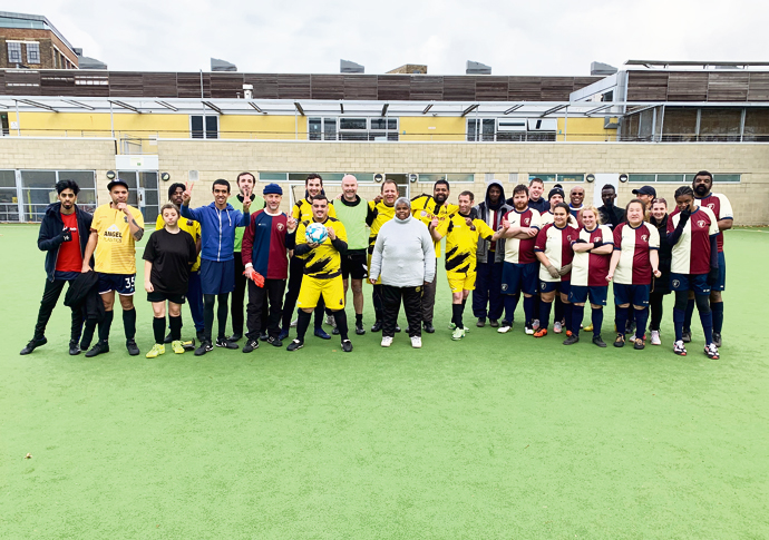 Boroughs’ clash a big success! Mixed Ability Football