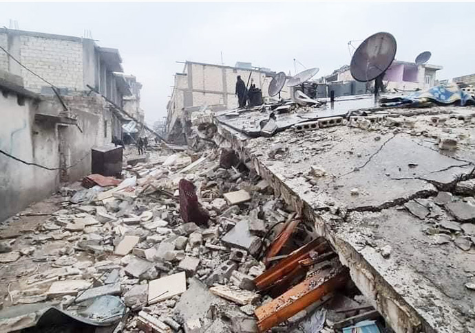 Earthquake in Aleppo Photo of Aleppo from Ahmed 2
