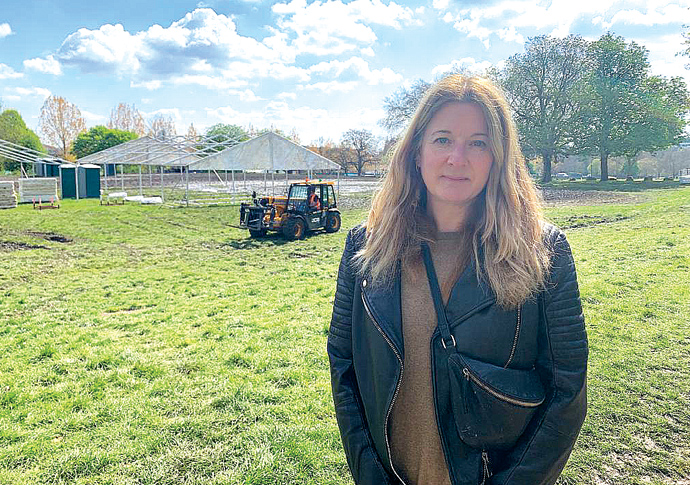 ‘Our park is being used as a cash cow’ Beth Anderson from Friends of Finsbury Park