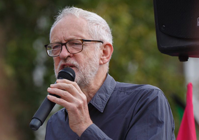 Corbyn: ‘Thank you, Islington North – it’s an honour to represent you’ PIC CREDIT SIMON LAMROCK Jeremy Corbyn