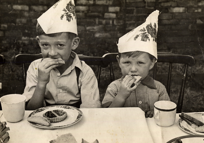 Ron Weaver at a Post War Party