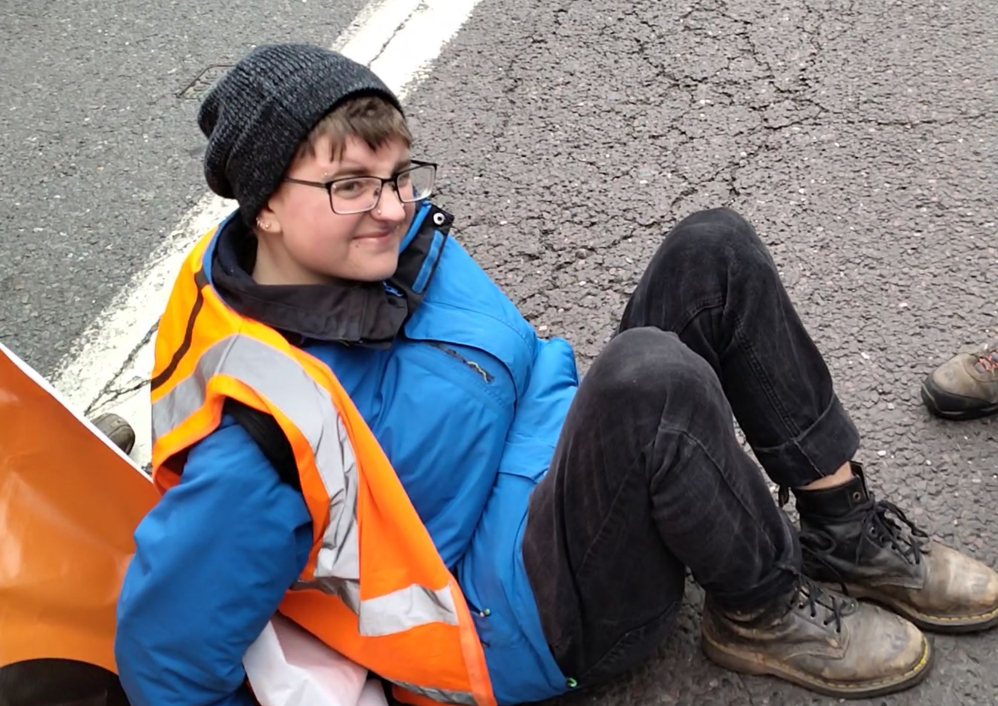 Police appeal for footage as oil protester is hurt on road just stop oil