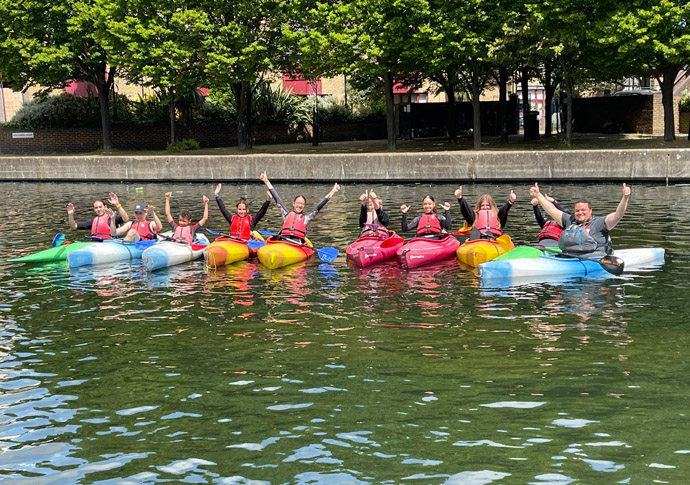 Making a splash! Boat club members take to the water ahead of its official opening Islington Boat Club