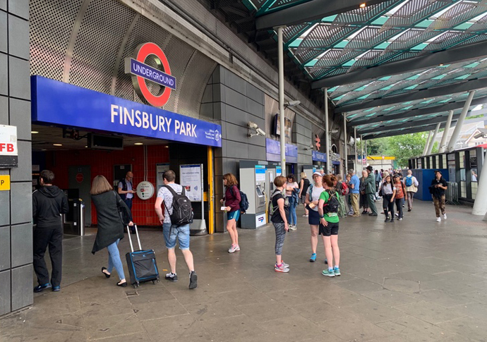 Finsbury Park tube station