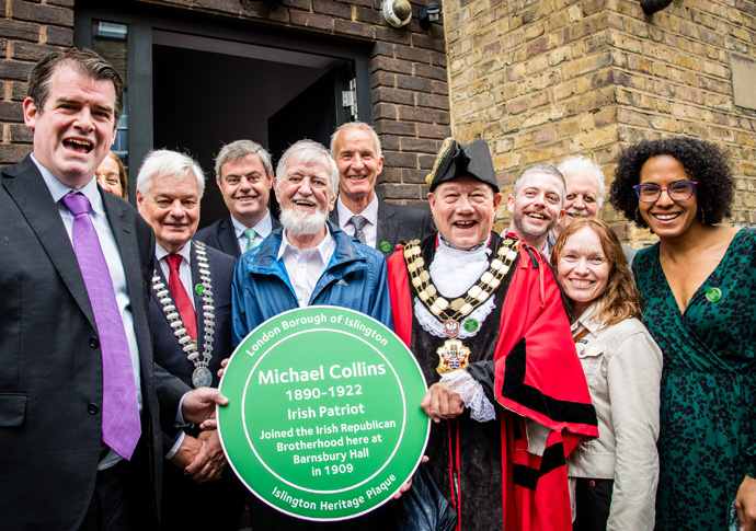 Plaque to honour ‘greatest Irishman’ Michael Collins plaque unveiling event