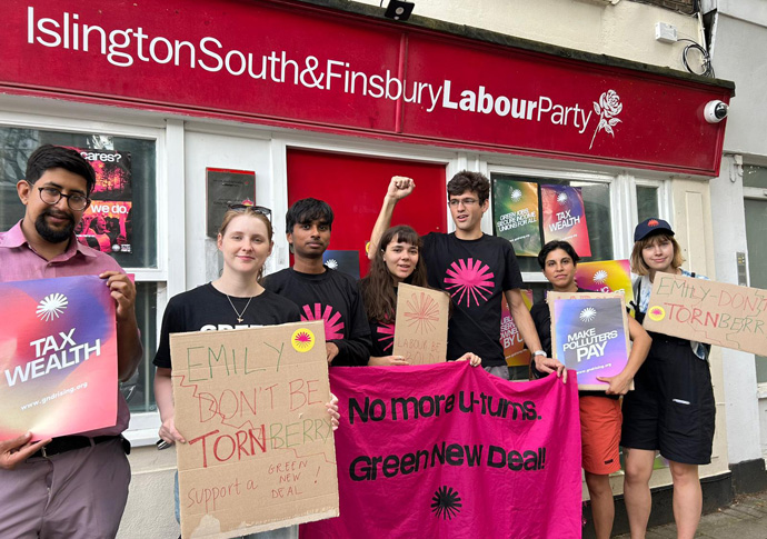 ‘Don’t be Tornberry’ is the green message to MP Green deal PHOTO-2023-08-11-17-54-27