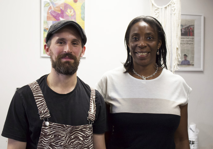 Matt Turtle and Lisa Ogun'