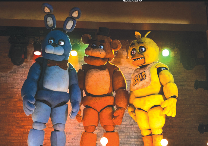 Kevin Foster Jess Weiss and Jade Kindar-Martin in Five Nights at Freddys Universal Pictures