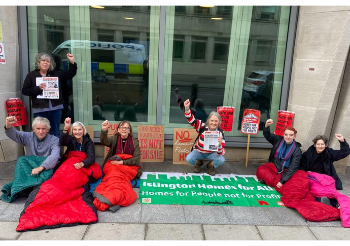 Pentonville flats protesters