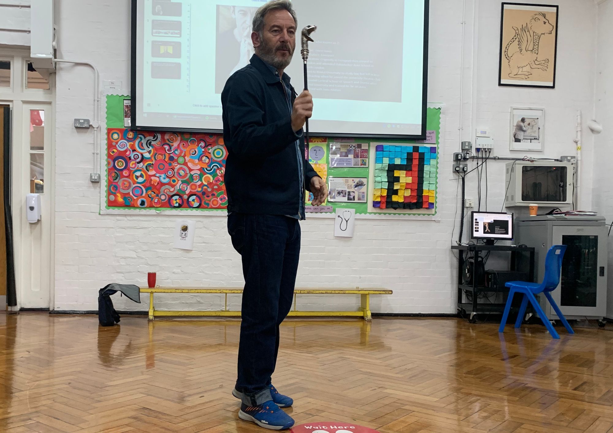 Harry Potter star’s life lessons on school visit jason isaac (1)