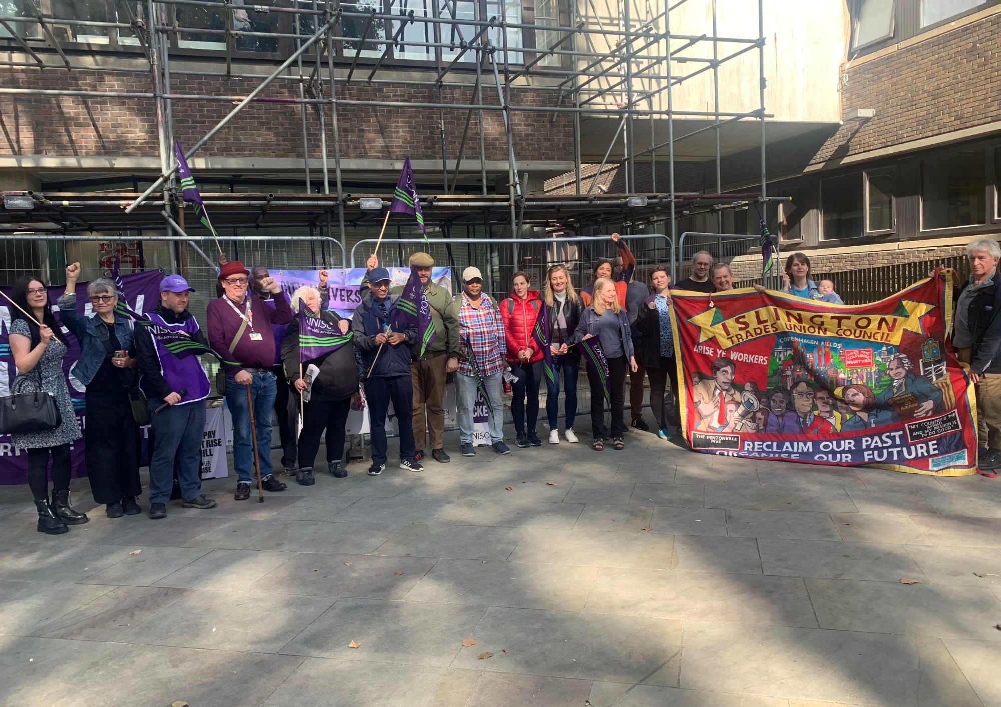 University’s ‘backbone’ staff strike for better pay strike rally